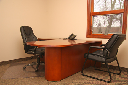 furnished private office